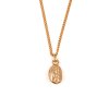 Gold Plated Coffee Bean Pendant