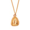 Gold Plated Rose Petal Pendant