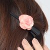 Clear-Coated Hydrangea Hair Clip