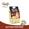 Kasty Tofu Litter ทรายแมวเต้าหู้ สูตร Butter Popcorn ไร้ฝุ่น จับตัวเป็นก้อนเร็ว