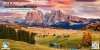 Alpe di Siusi หรือที่รู้จักในชื่อ Seiser Alm คือทุ่งหญ้าอัลไพน์ที่ใหญ่ที่สุดในยุโรป 