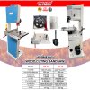 เครื่องเลื่อยสายพานตัดไม้ OKURA BS-16 BS-18 | Band Saw ไฟฟ้า 220V สำหรับงานไม้ โรงงานเฟอร์นิเจอร์