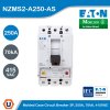 EATON Molded Case Circuit-Breaker (MCCB) 3P, 250A, 70kA 415VAC | NZMS2-A250-AS