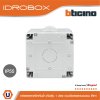 BTicino กล่องกันน้ำ 1ช่อง สีเทา Idrobox Surface Mounted Housing IP55 รุ่น 25501