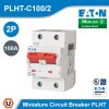 EATON Miniature Circuit Breaker (MCB) 100A 2P AC 20kA | PLHT-C100/2
