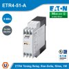 EATON Timing relay star-delta 50ms 1W 3-60s 24-240VAC/DC | ETR4-51-A