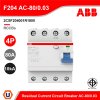 ABB - F204 AC-80/0.03 อุปกรณ์ป้องกันไฟรั่ว ไฟดูด Residual Current (RCCB) 4P, 80A/30mA , 10kA - 2CSF204001R1800