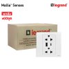 ยกลัง | Legrand ชุดเต้ารับคู่ + เต้ารับUSB + เต้ารับ Type C สีขาว รุ่นมาเรียเซนต์ | Mallia Senses | 281204MW