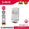 MENNEKES 5608A ปลั๊กตัวเมียติดผนัง พร้อมสวิทว์และ DUO-Interlock (3P+N+E) 32A 400V IP67