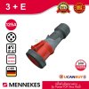 MENNEKES 14219 ปลั๊กตัวเมียกลางทาง (3P+E) 125A 400V IP67