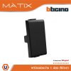 BTicino ฝาอุดช่องว่าง 1 ช่อง มาติกซ์ สีดำ Blank Insert 1 Module | Black | Matix | AG5000