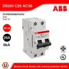 ABB DS201 C25 AC30 Miniature Circuit Breaker with Overload protection (RCBO) Type AC, 1P+N, 25A, 6kA, 30mA, 240V