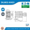 EATON Auxiliary Contact Module, 4 pole,16A, 2N/O, 2NC | DILM32-XHI22