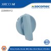 Socomec Rotary Handle Round M00 Type Blue Direct Mount 2-Position | 22995012