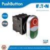 Eaton ชุดหัวปุ่มกดสวิตช์ 2 ทาง หัวเรียบกดเด้งกลับ M22 Series Illuminated, Flush Mount, IP66 | M22-DDL-GR-X1/X0/K11/230-W