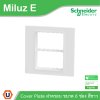 Schneider Electric ฝาครอบ 6 ช่อง 6 Gang Plate รุ่น Miluz E รหัส M3TS06_WE | Ucanbuys