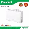 Schneider สวิตช์ทางเดียว 16 แอมป์ 250 โวลต์ พร้อมพรายน้ำ 3 ช่อง รุ่น Concept | 3031E1P_2M_F