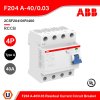 ABB F204 A-40/0.03 Residual Current Circuit Breaker (RCCB) 4P, TypeA, 30mA, 40A รุ่น F200 l 2CSF204101R1400