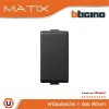 BTicino ฝาอุดช่องว่าง 1 ช่อง มาติกซ์ สีดำ Blank Insert 1 Module | Black | Matix | AG5000