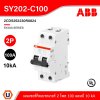 ABB SY202-C100 เมนเซอร์กิตเบรกเกอร์ 2 โพล 100 แอมป์ 10 kA (IEC 60898-1) | 2CDS252230R0824