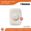BTicino ชุดสวิตซ์กระดิ่งพร้อมไฟLED สีงาช้าง + กล่องเสียง IP44 | 89YL+74NT