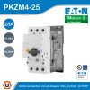 EATON Motor Protective Circuit Breaker, ช่วงปรับกระแส 16-25A, 12.5kW, 16.75HP, 25A AC-3, 380V Screw terminals l PKZM4-25
