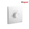 Legrand ดิมเมอร์แบบหมุน (สำหรับหลอดไฟฟ้า และหลอด LED) สีขาว 1G 300W Dimmer | Mallia Senses | 281086MW