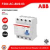 ABB - F204 AC-80/0.03 อุปกรณ์ป้องกันไฟรั่ว ไฟดูด Residual Current (RCCB) 4P, 80A/30mA , 10kA - 2CSF204001R1800