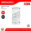 ABB | WSD420CL Switch-Isolator WSD Series switch 20 A 4P, IP66 | 2TCZ751006R0005