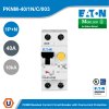 EATON PKNM Residual Current Circuit Breaker with Overcurrent Protection1+N 40A 10KA | PKNM-40/1N/C/003
