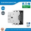 EATON Contactor,380V 400V 90 kW,2 N/0,2 N/C,RAC 240:190 - 240V 50/60 Hz,AC Operation,Screw Connection | DILM185A/22(RAC240)