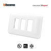 BTicino หน้ากากฝาครอบ ขนาด 3 ช่อง สีขาว Cover Plate 3Module White รุ่น Magic Advance | M903/13P