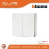 Legrand สวิตช์ทางเดียว ขนาด 1.5 โมดูล 2 ช่อง 1 Way Switch 1.5 modules 10A 250V รุ่น SMR รหัส P50103N สีขาว