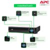Schneider Electric APC เครื่องสำรองไฟ แบบแร็ค 2U (2000VA/1300WATT) AVR Sinewave 6 Smartconnect | SMC2000I-2U