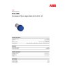 ABB Pilot lamp (with LED) ไฟเลี้ยง 230 VAC, Blue | 1SFA619403R5234 | CL2-523L