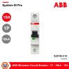 ABB S201M-C10 | 2CDS271001R0104 Miniature Circuit Breaker 1P 10kA 10A  ป้องกันการใช้กระแสไฟเกินกำหนด