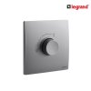 Legrand ดิมเมอร์แบบหมุน (สำหรับหลอดไส้และหลอดฮาโลเจน) 500 W สีเทาดำ 1G 500W Dimmer | Mallia Senses | 281080DS
