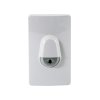 Schneider สวิตช์กดกระดิ่งกันน้ำพร้อมไฟสํญญาณสีฟ้า IP44 สีเทา+กล่องกระดิ่ง สีขาว รุ่น Concept