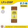 EATON Time Delay fuses Low-Peak dual-element, Class J, 25A 600Vac (ฟิวส์แบบขาดช้า) | LPJ-25SP