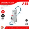 ABB DSE201 C10 AC30 Miniature Circuit Breaker with Overload protection (RCBO), Type AC, 1P, 10A, 6kA, 30mA, 240V