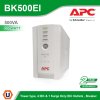 Schneider Electric APC เครื่องสำรองไฟ สำหรับคอมพิวเตอร์ (500VA/300Watt) 230V, มี PowerChute, 4IEC & 1 Surge | BK500EI