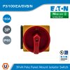 Eaton series P3 Main switch, P3, 100A, flush mounting, 3P + N, Emergency switching off function l P3-100/EA/SVB/N