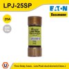 EATON Time Delay fuses Low-Peak dual-element, Class J, 25A 600Vac (ฟิวส์แบบขาดช้า) | LPJ-25SP