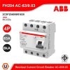 ABB FH204 AC-63/0.03 อุปกรณ์ป้องกันไฟรั่ว ไฟดูด Residual Current (RCCB) 4P, 63A/30mA 10kA 2CSF204006R1630