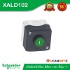Schneider Electric Harmony XALD สวิตซ์กดหัวเรียบ สีเขียว 1NO ที่ปุ่ม “I” | XALD102