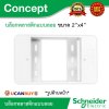 Schneider บล็อกลอยพลาสติก ขนาด 2"x4" | Box รุ่น Concept รหัส B3000F