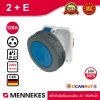 MENNEKES 3575 ปลั๊กตัวเมียฝังเฉียง (2P+E) 125A 230V IP67