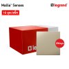 แพ็ค10 | Legrand สวิตช์สองทาง 1 ช่อง สีแชมเปญ รุ่นมาเรียเซนต์ | Mallia Senses | 281001CH