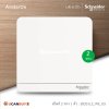 Schneider Electric ชุดสวิตซ์สองทาง 1 ตัว สีขาว 16AX 250V, 1 Gang 2 Way Switch, White รุ่น AvatarOn E