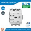 EATON Contactor, 380 V 400 V 110 kW, 2 N/0, 2 NC, RDC24 - 27 V DC,DC Operation, Screw Connection | DILM225A/22(RDC24)